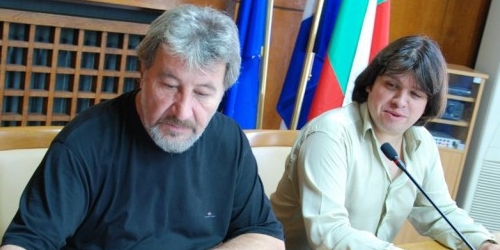 дни армении в бургасе зам. мэра Бургаса д-р Лорис Мануэлян и Левон Манукян - президент Ассоциации "Объединенные армяне"